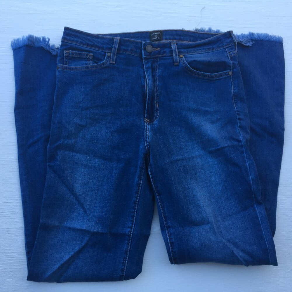 just black jeans size 31 flare